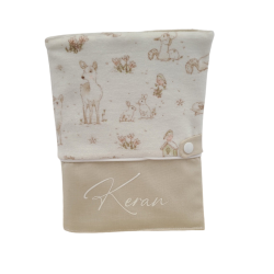 Protège carnet de santé tout doux personnalisable avec prénom